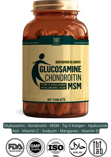 Multi Glukozamin: 9 Sinerjik Içerik ile Eklemlere Derinlemesine Bakım | 60 Tablet | fiyatları
