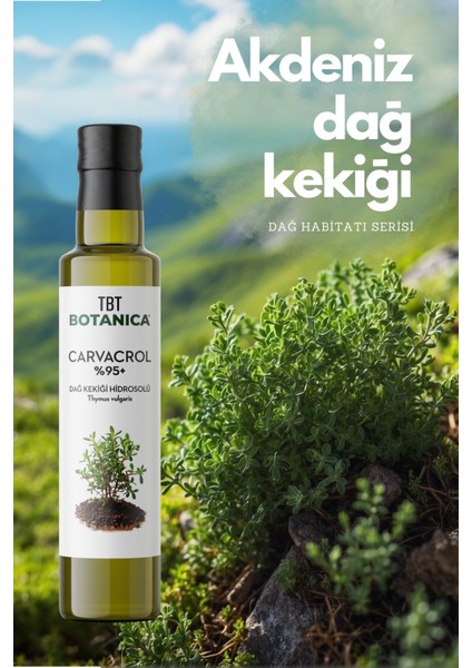 Botanica %100 Saf Kekik Hidrosolü: Akdeniz'in Mucizevi Dokunuşu | 250 ml