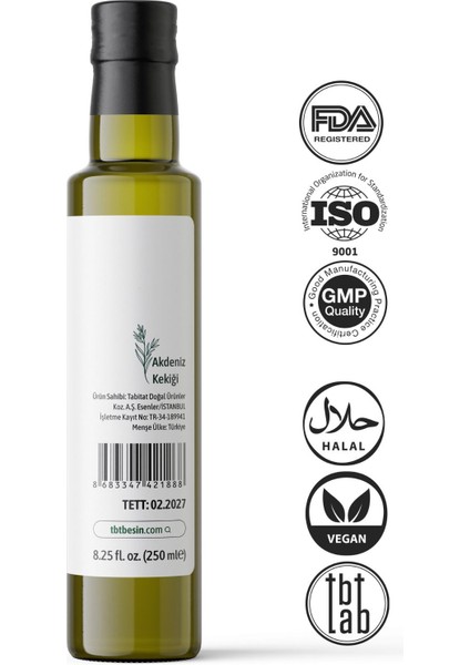 Botanica %100 Saf Kekik Hidrosolü: Akdeniz'in Mucizevi Dokunuşu | 250 ml fırsatları