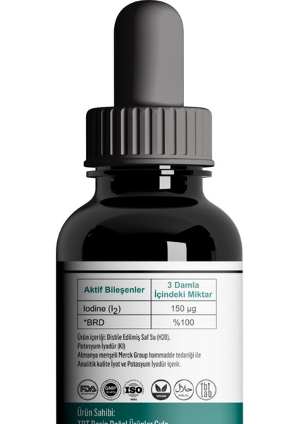 Türkiye'nin Tercihi: Iyot Damla - Takviye Edici Gıda - Boğaz Spreyi| 20 ml | fırsatları