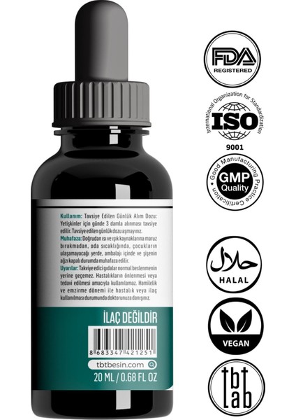 Türkiye'nin Tercihi: Iyot Damla - Takviye Edici Gıda - Boğaz Spreyi| 20 ml | indirimleri