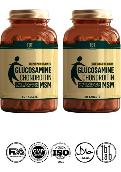 Multi Glukozamin: 9 Sinerjik Içerik ile Eklemlere Derinlemesine Bakım 2 Adet | 60 Tablet |