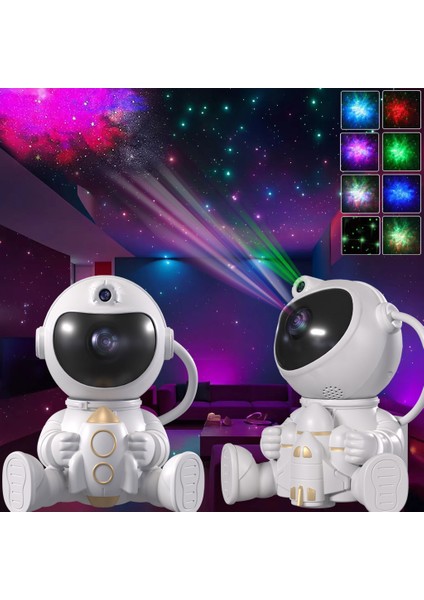 Astronot Projektör Lambası - Beyaz (Yurt Dışından) fırsatları