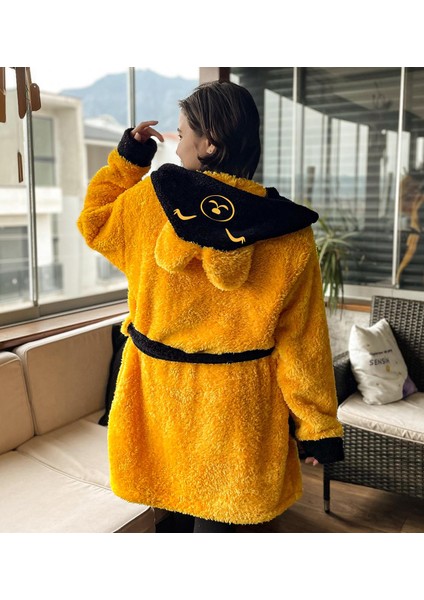 Legosh Kapüşonlu Unisex Wellsoft Peluş Sabahlık fiyatları