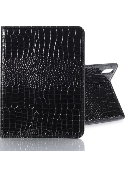 iPad Mini 6 Için Timsah Dokulu Deri Kılıf (Yurt Dışından)