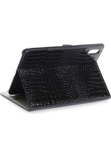 iPad Mini 6 Için Timsah Dokulu Deri Kılıf (Yurt Dışından)