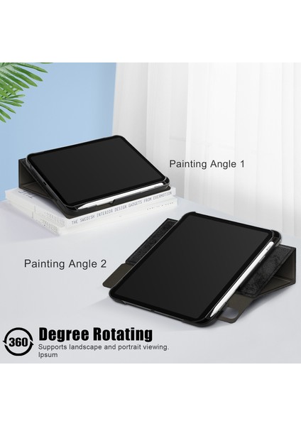 iPad Mini 2024 / Mini 6 Için Renkli Deri Kılıf (Yurt Dışından)
