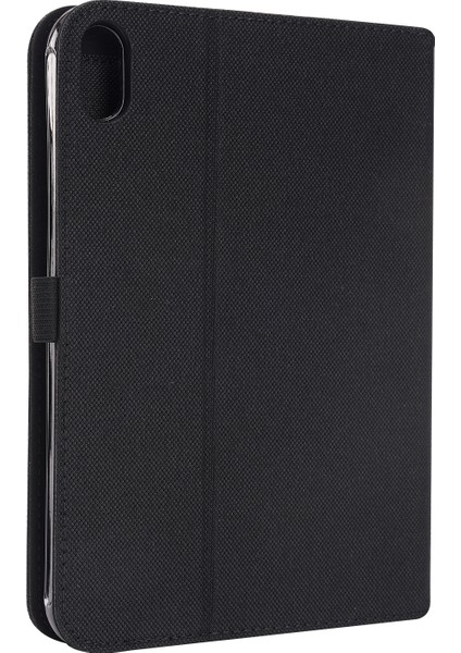 iPad Mini 6 / Mini 2024 Için Kumaş Teature Deri Kılıf (Yurt Dışından)