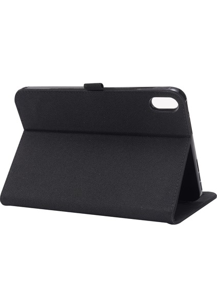 iPad Mini 6 / Mini 2024 Için Kumaş Teature Deri Kılıf (Yurt Dışından)