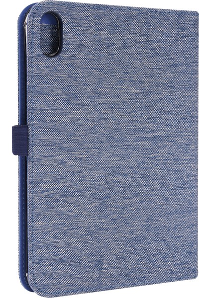 iPad Mini 6 / Mini 2024 Için Kumaş Teature Deri Kılıf (Yurt Dışından)