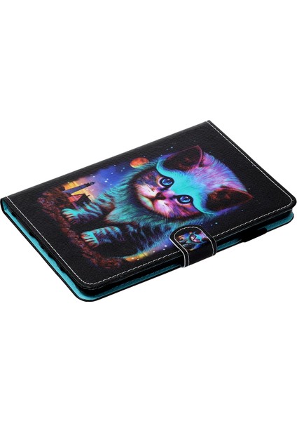 iPad Mini 2024 / Mini 6 Için Renkli Çizim Deri Kılıf (Yurt Dışından) modelleri
