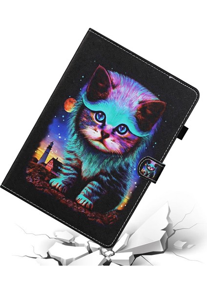 iPad Mini 2024 / Mini 6 Için Renkli Çizim Deri Kılıf (Yurt Dışından) fırsatları