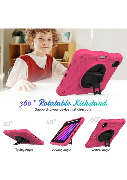 iPad Mini 6 / Mini 2024 Için Pc + Silikon Kılıf (Yurt Dışından)