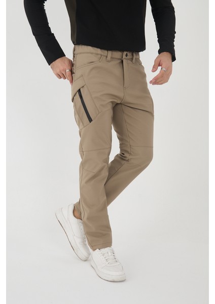 CAMP594 Outdoor Softshell Su Ve Rüzgara Dayanıklı içi Polarlı Kışlık Erkek Taktik Pantolon indirimleri