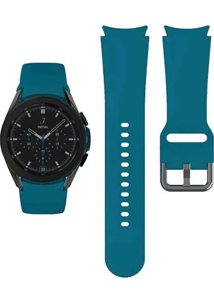 Samsung Galaxy Watch 6 40MM ile Uyumlu Kordon Kavis Tasarımlı Silikon Kayış
