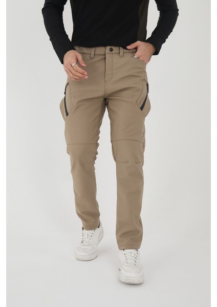 CAMP594 Outdoor Softshell Su Ve Rüzgara içi Polarlı Kışlık Erkek Taktik Pantolon fırsatları