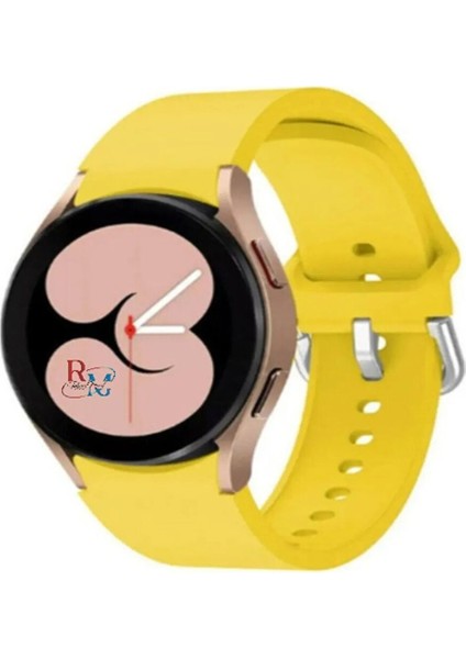 Samsung Galaxy Watch 6 40MM ile Uyumlu Kordon Kavis Tasarımlı Silikon Kayış