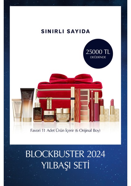 Estee Lauder Blockbuster 2024 Yılbaşı Seti - 11 Adet Ürün İçerir (6 Orijinal Boy)