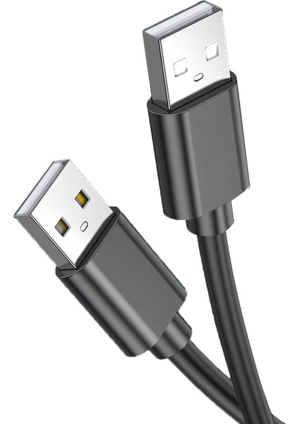 USB A To USB A Iki Ucu Erkek Çift Taraflı USB 2.0 Kablo 50 cm AL4774