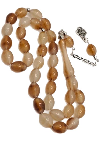 Beyzi Kesim Turunculu Karanlıkta Parlayan Kedi Gözü Tesbih fiyatları