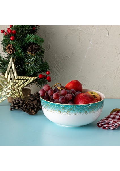 Istanbul Porselen Starlight Fine Bone New Year Yılbaşı Salata Kasesi 21 cm modelleri