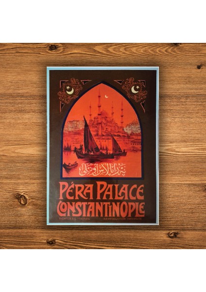 Poster: Pera Palace Constantinople Retro Tasarım Gemi, POSTER001