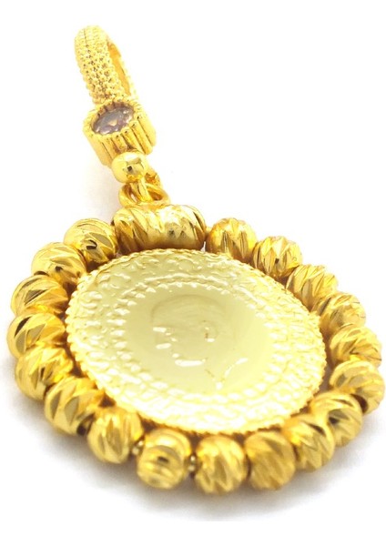 Bz Altın Kaplama Dorikalı Çeyrek Altınlı Kadın Kolye Ucu TGR-580 modelleri