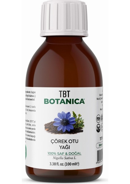 Çörek Otu Yağı | Yüksek Fenollü Soğuk Sıkım 100 ml