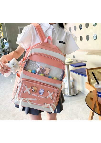 Büyük Kapasiteli Beş Parçalı Okul Çantası (Yurt Dışından) indirimleri