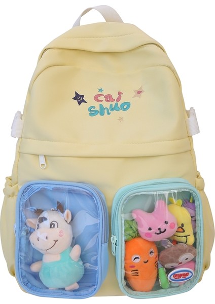 Ortaokul Lise Öğrencisi Sırt Çantası Büyük Kapasiteli Bilgisayar Çantası (Yurt Dışından)