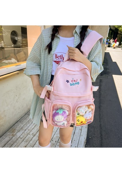 Ortaokul Lise Öğrencisi Sırt Çantası Büyük Kapasiteli Bilgisayar Çantası (Yurt Dışından) fırsatları