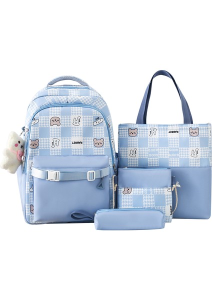 Dört Parçalı Sırt Çantası Üniversite Öğrencisi Sırt Çantası (Yurt Dışından)