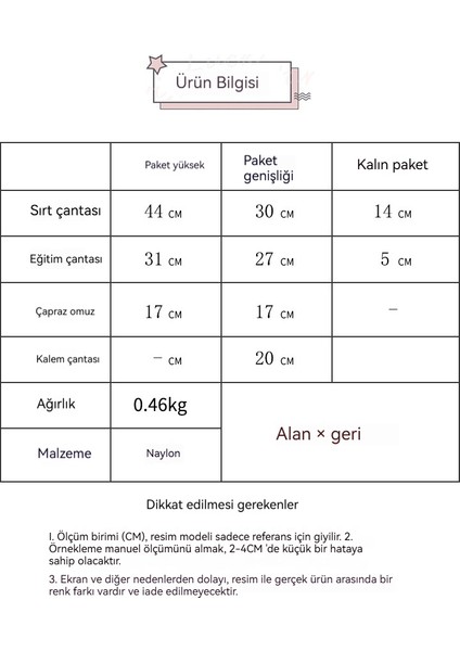 Dört Parçalı Sırt Çantası Üniversite Öğrencisi Sırt Çantası (Yurt Dışından) fiyatları