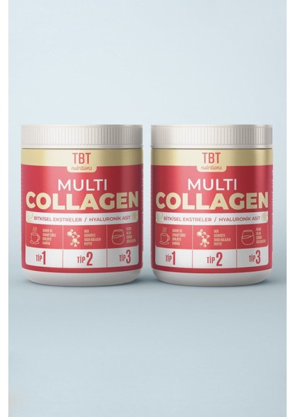 Kolajen Peptit + Hyaluronik Asit + Bitkisel Ekstreler + Vitamin Kompleks 2 Adet | 300X2 gr | indirimleri