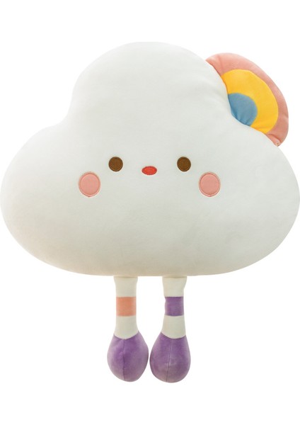 46CM Sevimli Uzun Bulutlar ve Yıldızlar Peluş Bebek Yastık Seti 2'li (Yurt Dışından)