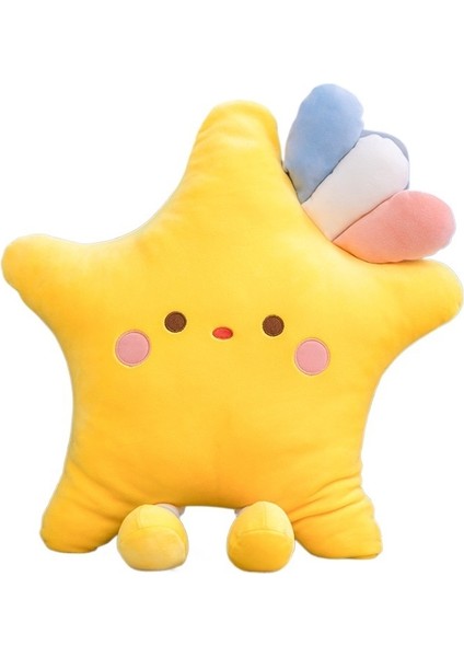 46CM Sevimli Uzun Bulutlar ve Yıldızlar Peluş Bebek Yastık Seti 2'li (Yurt Dışından)