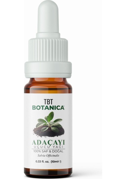 Saf Adaçayı Yağı Salvia Officinalis: Doğal ve Etkili Bir Terapi |10 Ml|