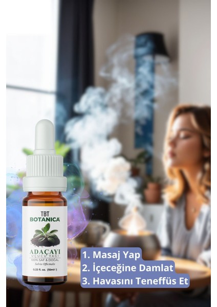 Saf Adaçayı Yağı Salvia Officinalis: Doğal ve Etkili Bir Terapi |10 Ml| modelleri