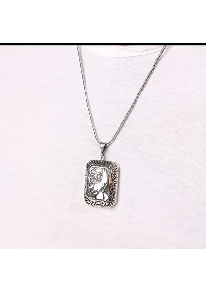 925 Ayar Gümüş Üç Hilal Kurt Motifli Kolye modelleri