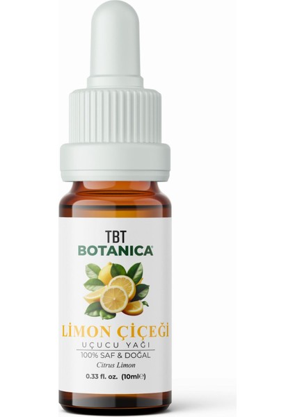 %100 Saf Limon Çiçeği Yağı Citrus Lemon: Doğal ve Etkili Bir Terapi |10 Ml|