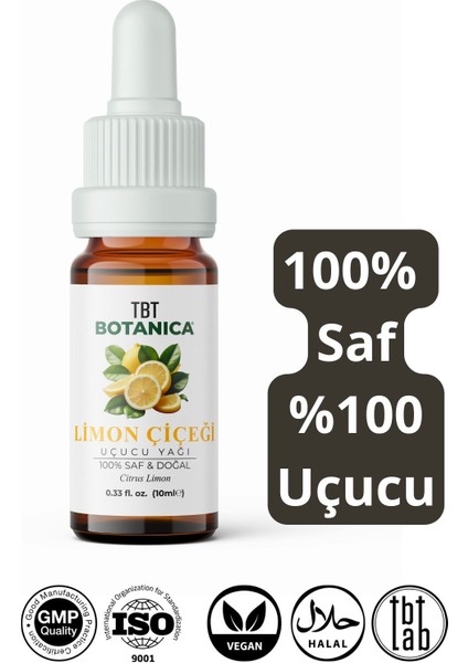 %100 Saf Limon Çiçeği Yağı Citrus Lemon: Doğal ve Etkili Bir Terapi |10 Ml| fiyatları