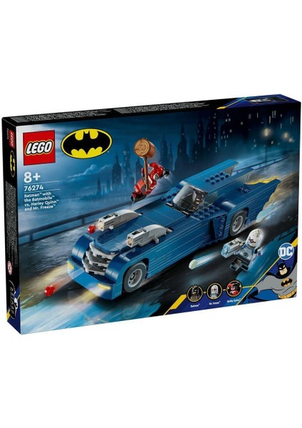 76274 LEGO Marvel Batmobile Batman Harley Quinn ve Mr. Freeze 435 Parça +8 Yaş