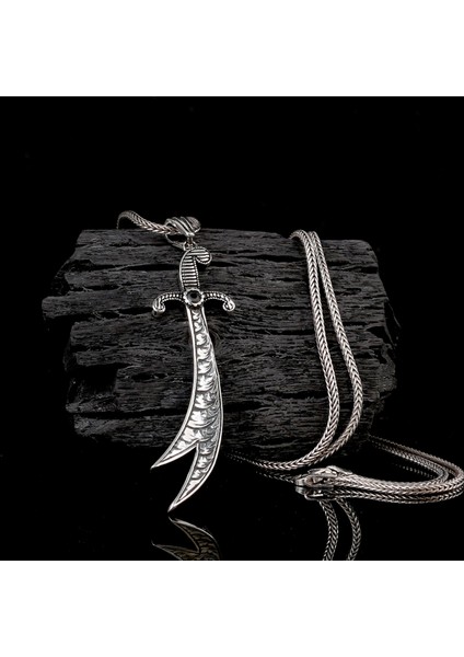 925 Ayar Gümüş Hz Ali Kılıcı Model Kolye modelleri