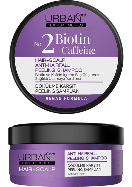 URBAN Care Expert BiotinKafein Arındırıcı Peeling Şampuan-Vegan-200 ML