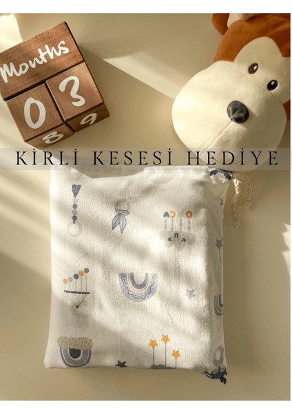 Ozz Baby Flanel (pazen)Nevresim Takımı Desenli, Fermuarlı, %100 flanel  Pamuk , 100X150 Bebek Nevresim Takımı