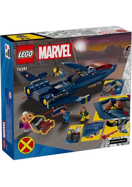 76281 Lego® Marvel X-Men X-Jet 359 Parça +8 Yaş fırsatları