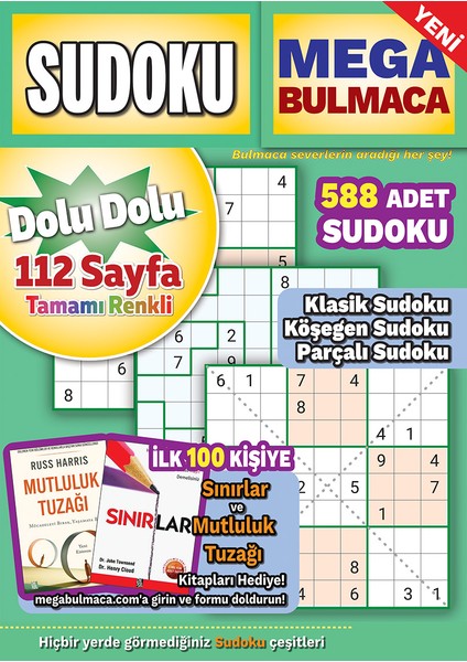 Sudoku Bulmaca 4. Sayı - 2024