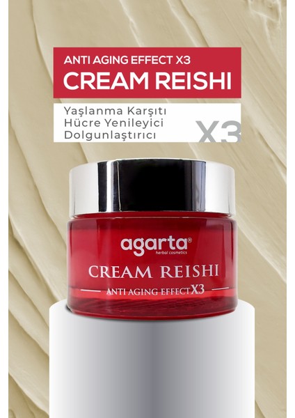 Doğal Antı Agıng Reishi Kremi 50 Ml