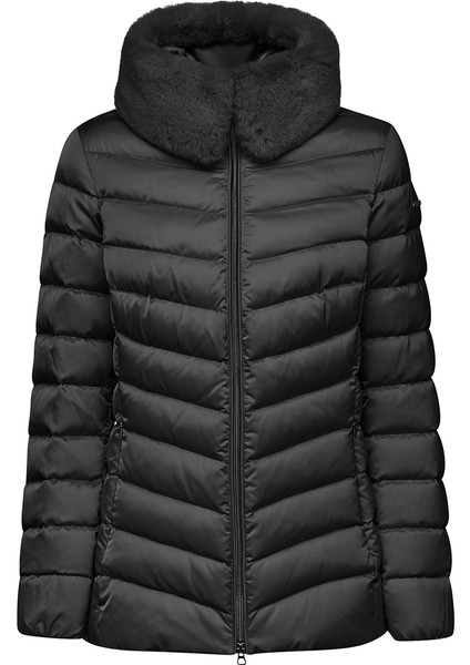 Kadın Siyah Bettanie Kürk Detaylı Mont W4626TT3122F9000