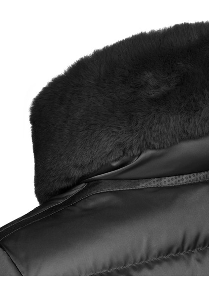 Kadın Siyah Bettanie Kürk Detaylı Mont W4626TT3122F9000 fırsatları